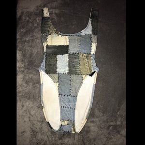 Norma Kamali Denim Swimsuit